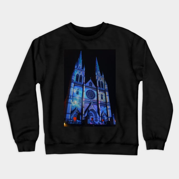 Spooky Blue St Marys Crewneck Sweatshirt by Michaelm43